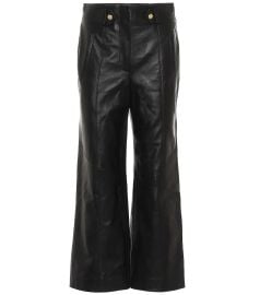 Veronica Beard - Agee wide-leg leather pants at Mytheresa